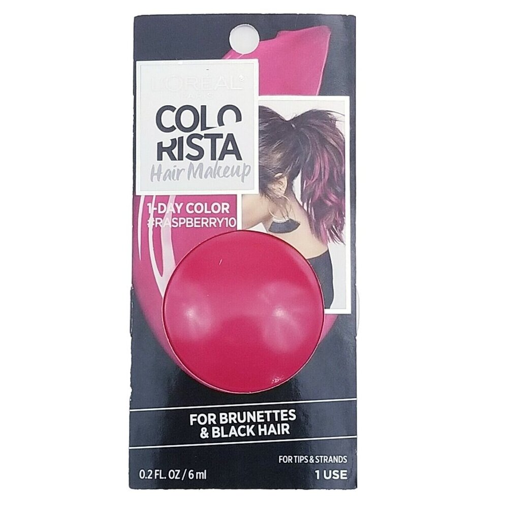 6X L'Oreal Paris Colorista Hair Makeup, 1 Day Color for Brunettes & Black Hair - Picture 2 of 7